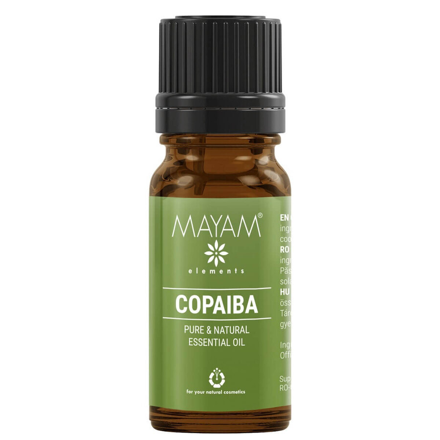 Olio essenziale di Copaiba, 10 ml, Mayam