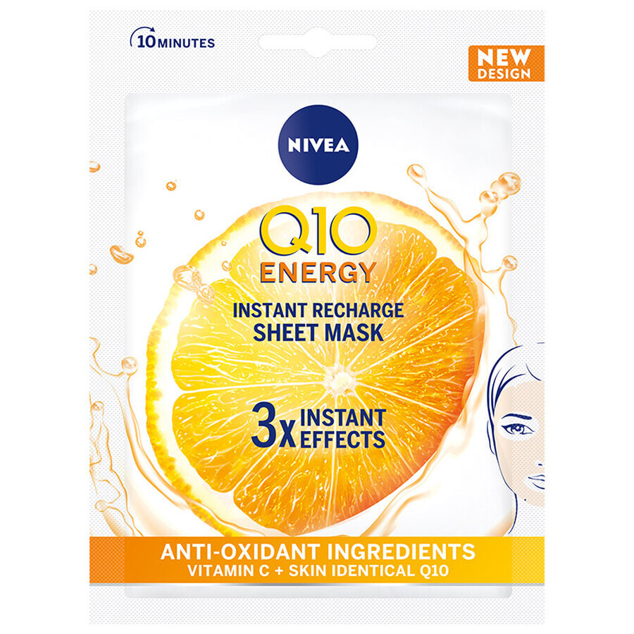 Nivea Nivea Q10 Plus C 10-Minute Mask in una spatola, 1 pz.