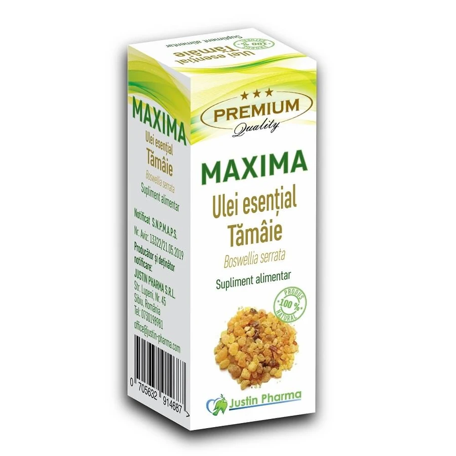 Aceite esencial de manzanilla, 10 ml, Justin Pharma