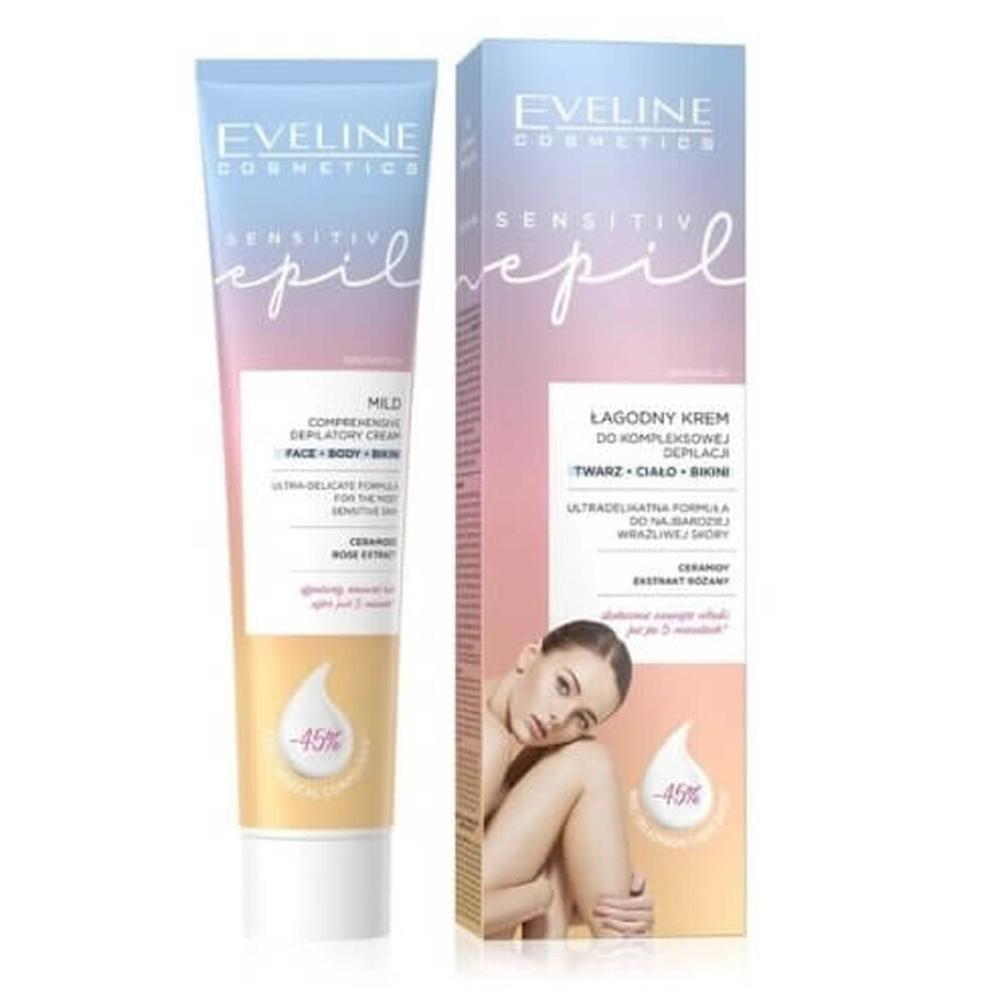 Eveline Sensitive Epil crema depilatoria completa, 125 ml