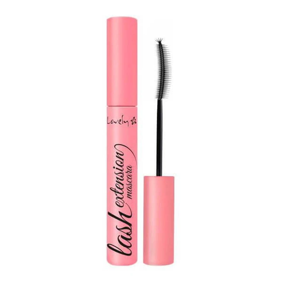 Máscara de pestañas Lovely Lash Extension Thickening and Lifting negra, 8g