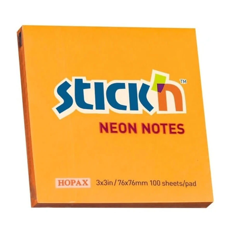 Notas adhesivas naranja neón 76x76mm