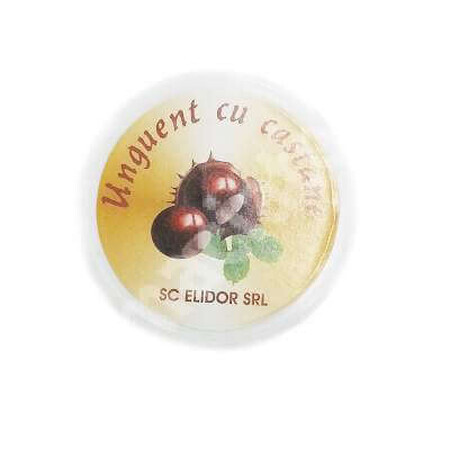 Unguent cu castane, 50 g, Elidor