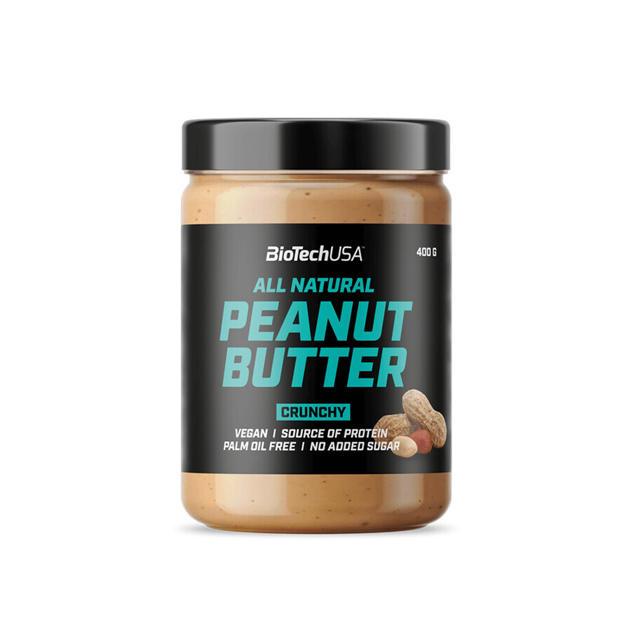 Crunchy Peanut Butter, 400 grams, BioTechUSA