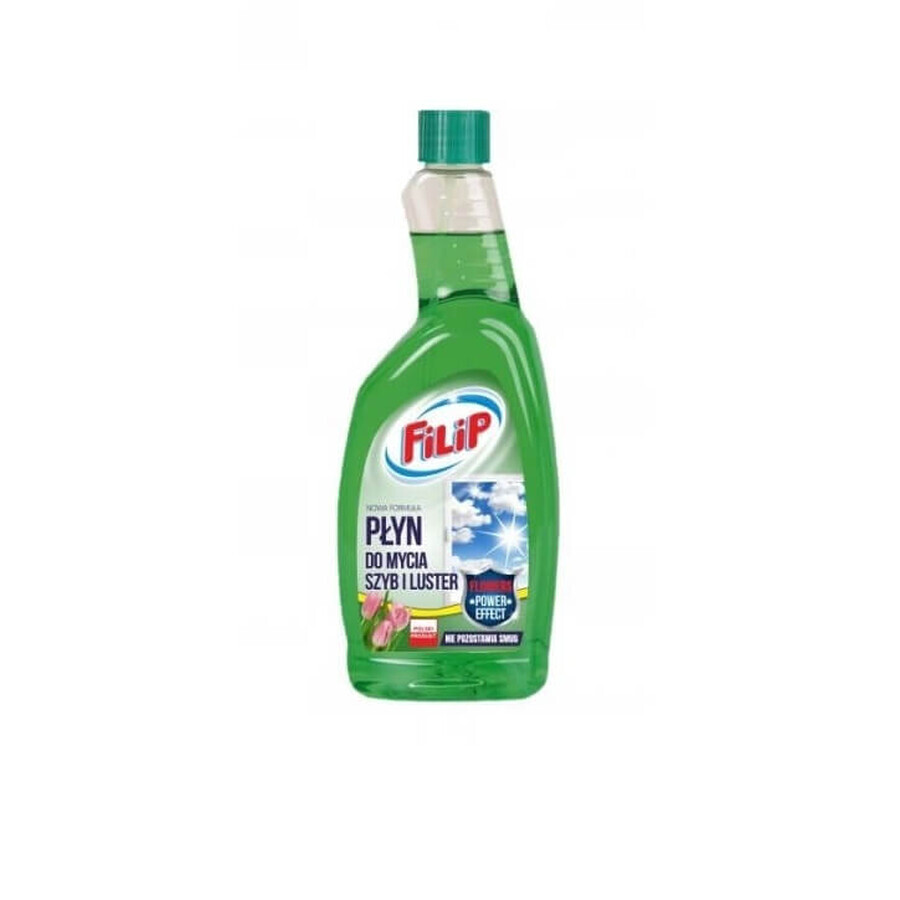 Filip, Limpiacristales de recambio verde, 750 ml