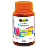 Ositos de gominola con vitamina D3 natural, 60 ositos, Pediakid