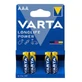 Varta, Potenza AAA/R03, Batterie, 4 pezzi