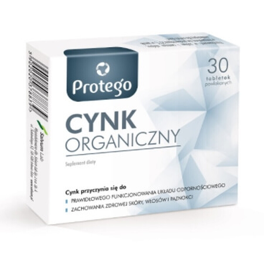 Protego, Zinc orgánico, 30 comprimidos