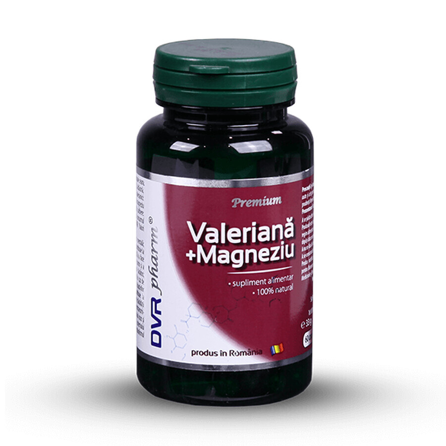 Valeriana + Magnesio, 60 cápsulas, Dvr Pharm