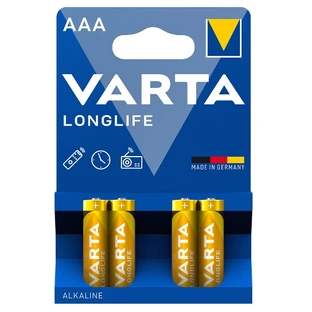 Varta, Longlife AAA LR03, Baterii, 4 bucăți