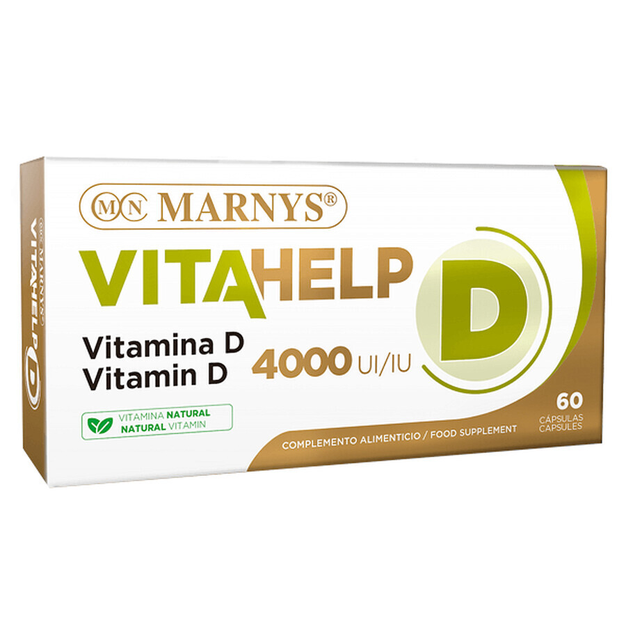 Vitahelp Vitamina D 4000IU, 60 cápsulas, Marnys