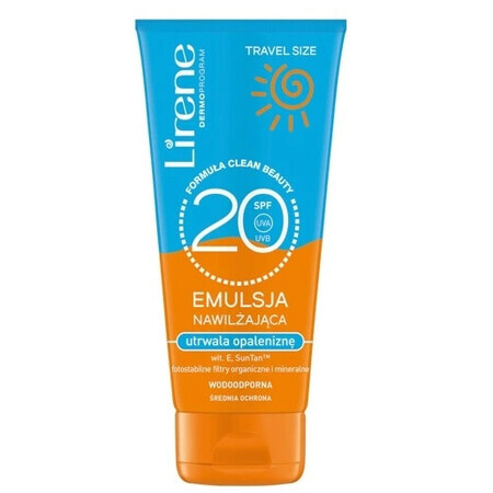 Lirene Protección Solar Hidratante Emulsión Hidratante FPS 20, 90 ml