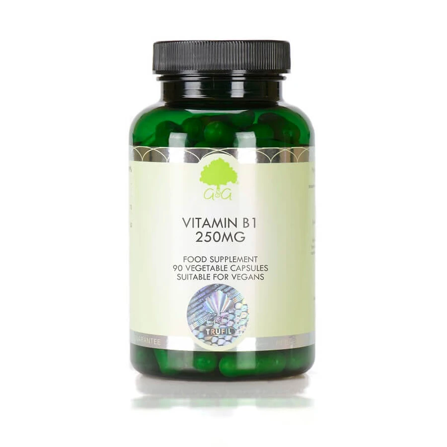 Vitamine B1 Thiamine 250mg, 90 gélules, G&G