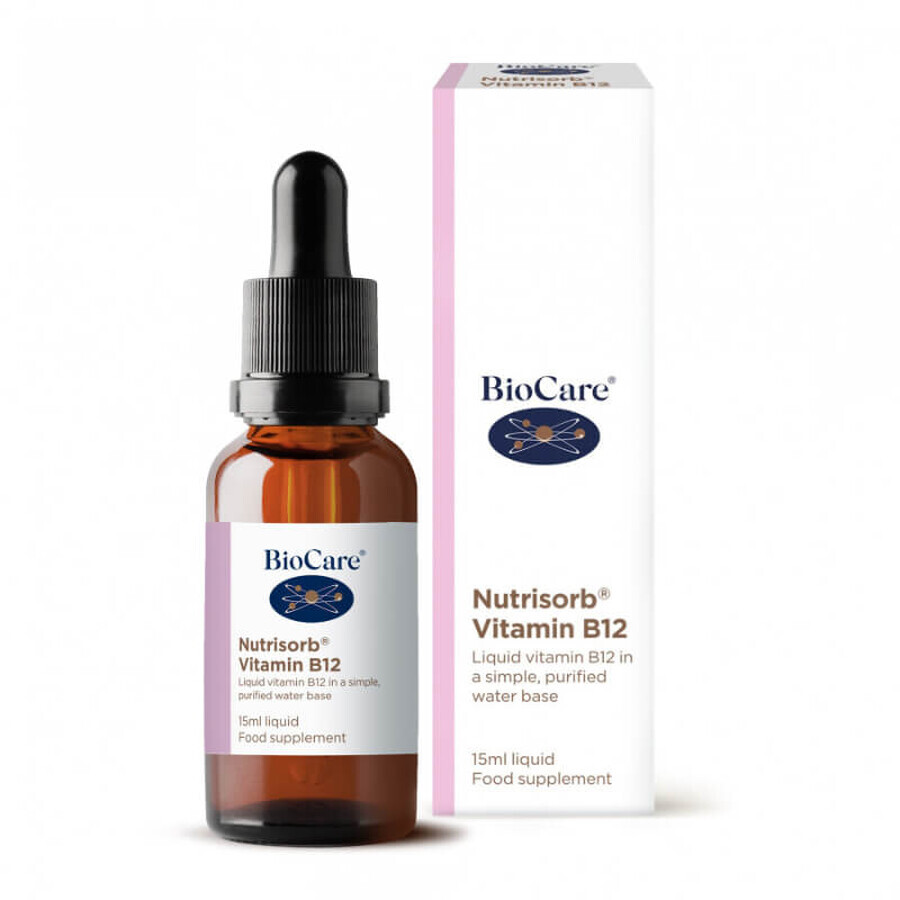 Nutrisorb vitamine B12 liquide, 15 ml, BioCare