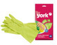 York, Guantes de goma, aloe vera, talla L, 1 par