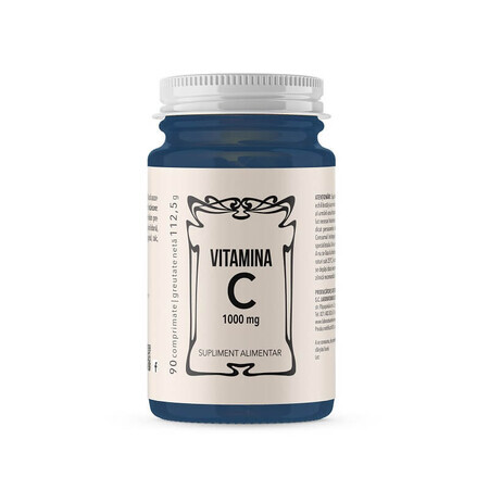 Vitamina C 1000mg, 90 comprimidos, Remedia