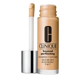 Clinique Beyond Perfecting Foundation e correttore in un unico prodotto 01 Linen, 30ml