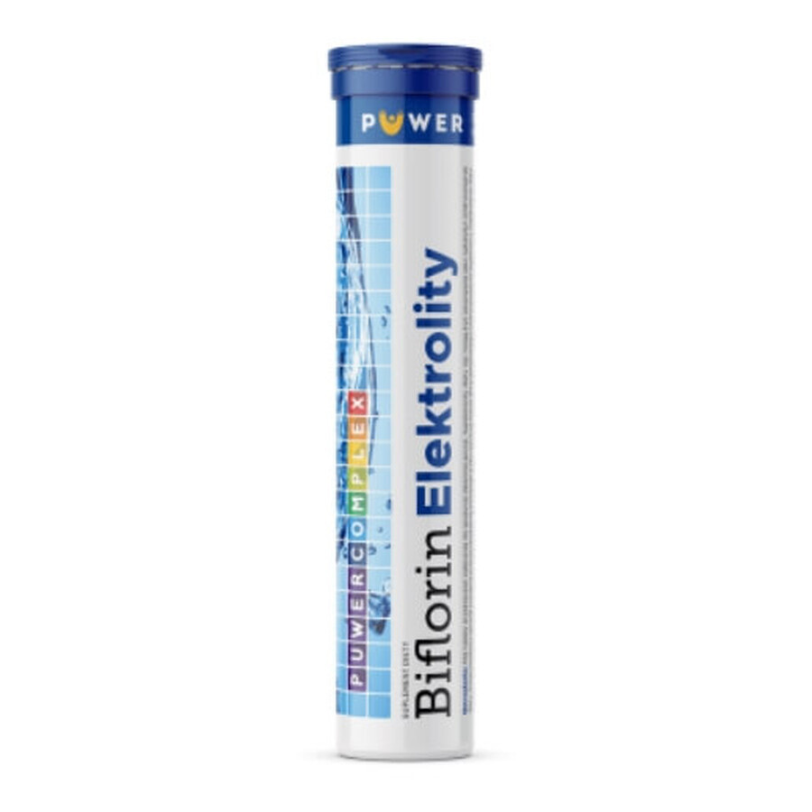 Puwer Complex Biflorin Electrolitos, 20 comprimidos efervescentes