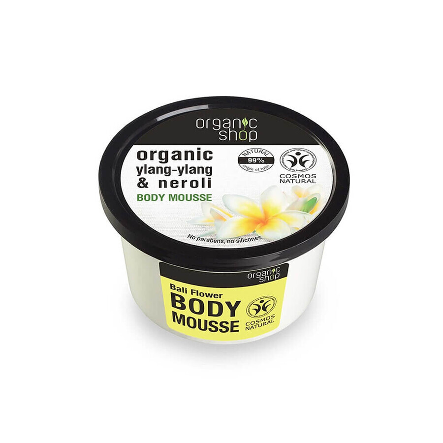 Organic Shop Organic Ylang-Ylang amp; Neroli Body Mousse Balinese Flowers, 250ml