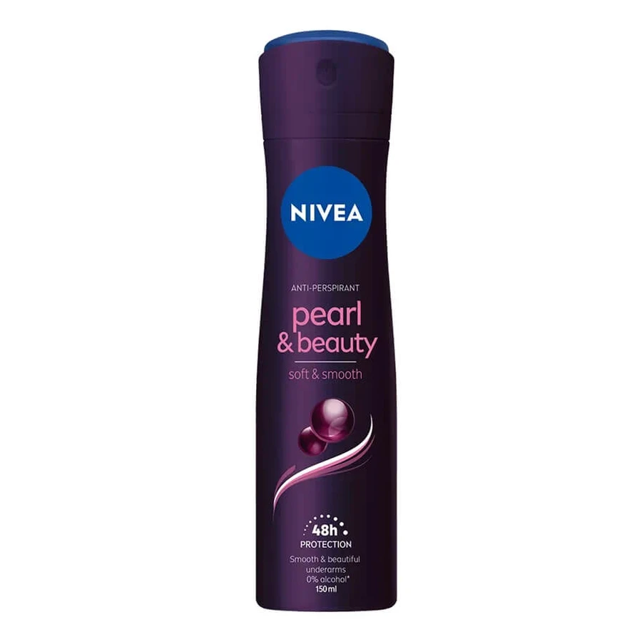 Nivea Pearl amp; Beauty antiperspirant spray, 150ml