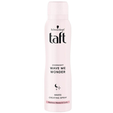 Taft Wave Me Wonder spray notturno formatore di ricci per tutti i tipi di capelli, 150ml