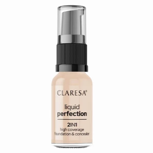 Claresa 2in1 Abdeckstift und Grundierung 102 Warm Medium, 18g