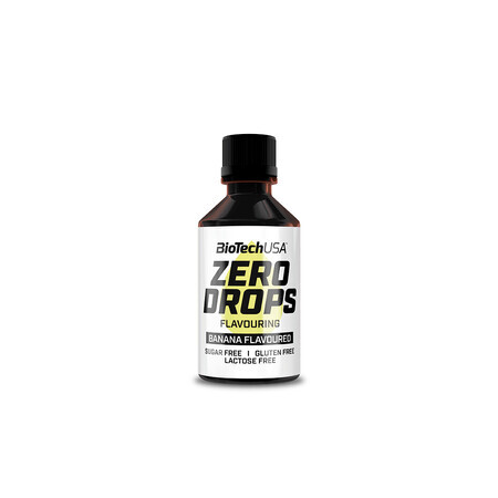 Zero Drops Banaan, 50 ml, BioTechUSA