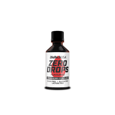 Zero Drops Fraise, 50 ml, BioTechUSA