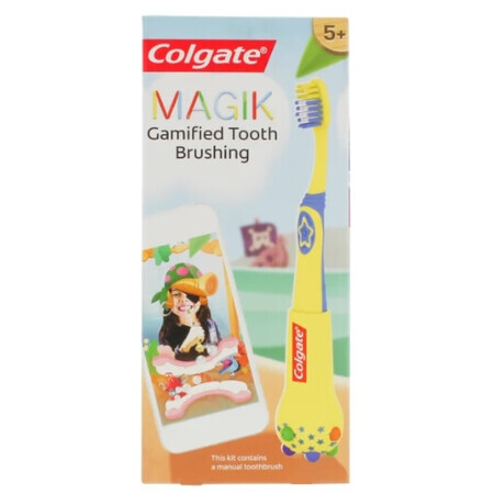 Colgate, Magic, Cepillo de dientes para niños +5 años, 1 ud.