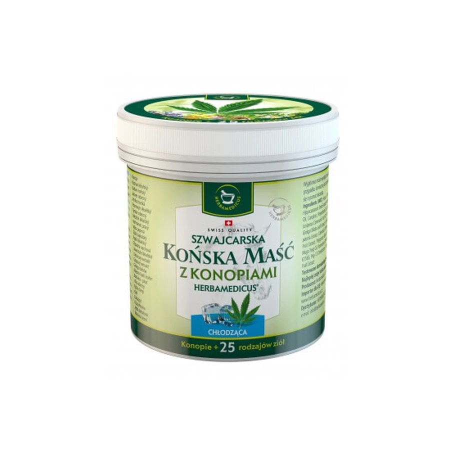 Maść końska, chłodząca, z konopiami, 250 ml: ceny i cechy