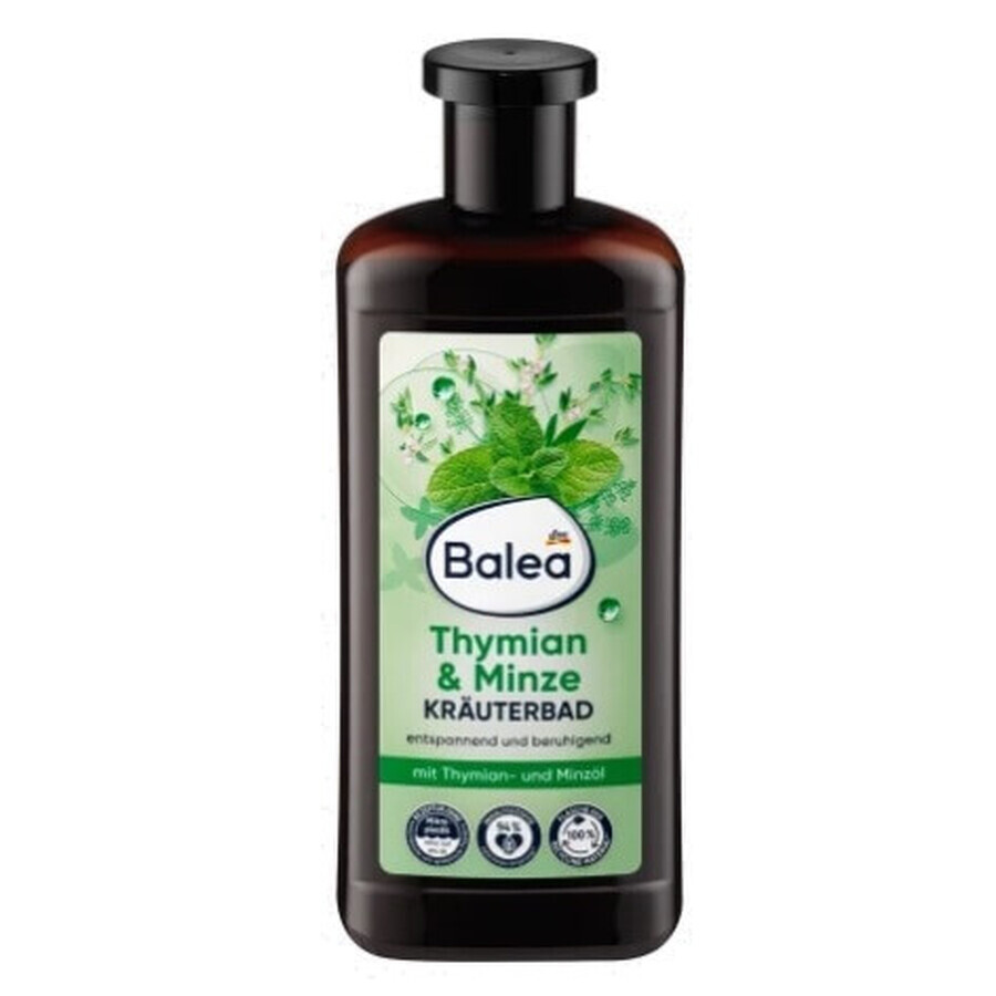 Balea, bain moussant aux herbes, thym, menthe, 500 ml