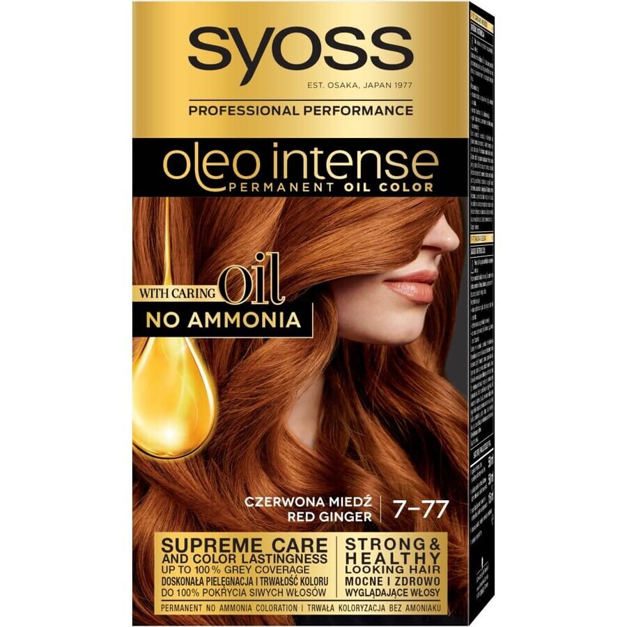 Syoss Oleo Intense Wax Colour cu uleiuri 7-77 Red Mied