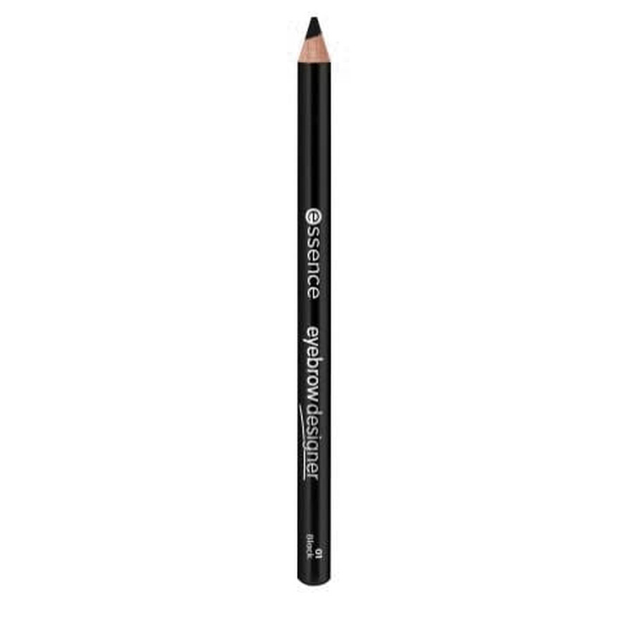 Essence, Eyebrow designer, eyebrow pencil shade black 01, 1g