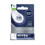 Nivea Men Cuidado Labial Activo SPF15, 4.8g