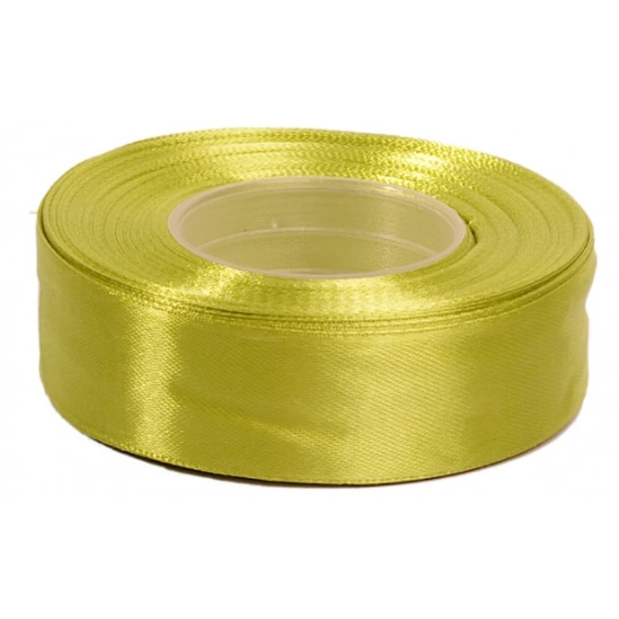 Panglică de satin de măsline, 25mm/32mb
