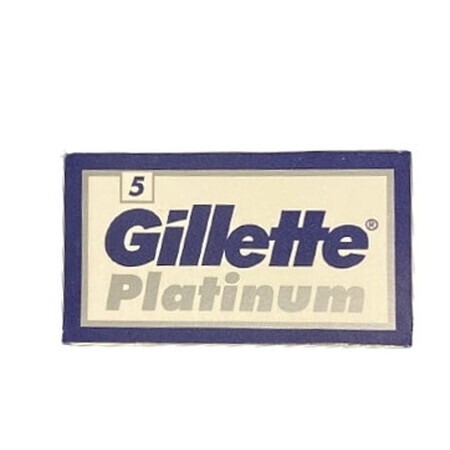 Gillette Platinum, yulettes, 5 pieces