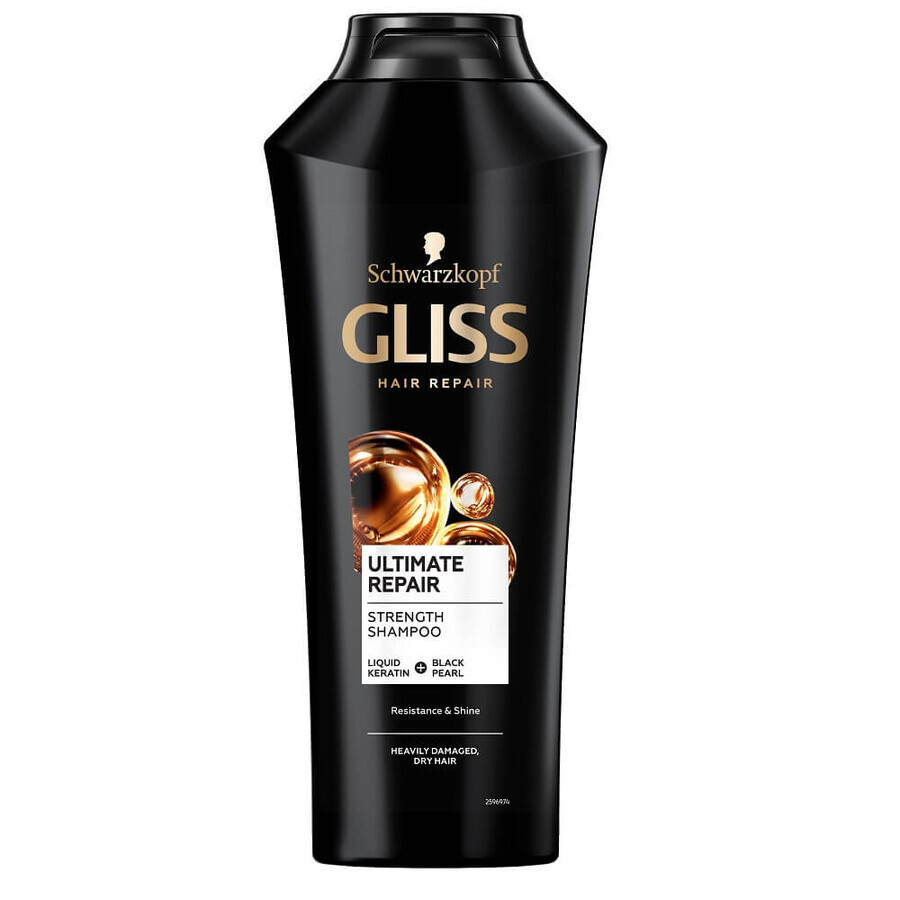 Gliss Ultimate Repair shampooing pour cheveux sévèrement abîmés et secs, 250ml