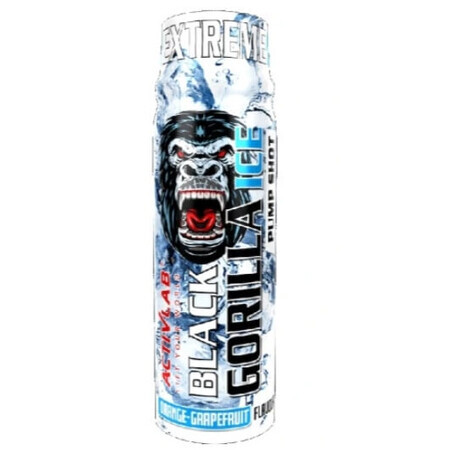 Schwarzer Gorilla Ice Pump Shot, 80 ml