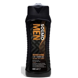 Solimo, verkoelende douchegel voor mannen, 400ml