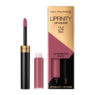 Max Factor Lipfinity Lip Colour Ruj lichid cu două faze 310 Violet esențial