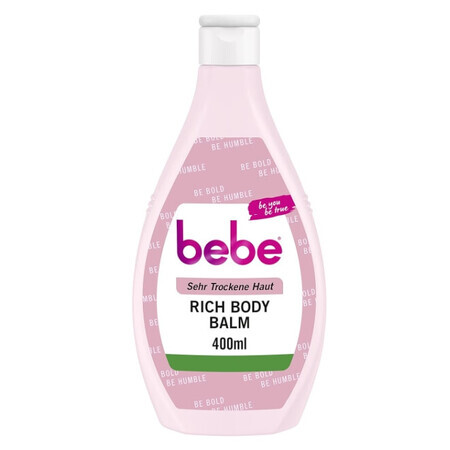 Bebe Loción corporal enriquecida con manteca de karité y cera de abejas, 400 ml