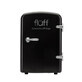 Fluff Cosmetics Fridge Frigorifero per cosmetici con logo argento Nero opaco