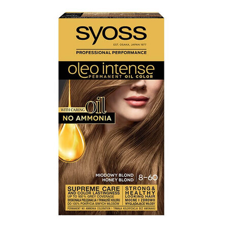 Syoss Oleo Intense Tinte Supreme Golds Rubio Miel 8-60