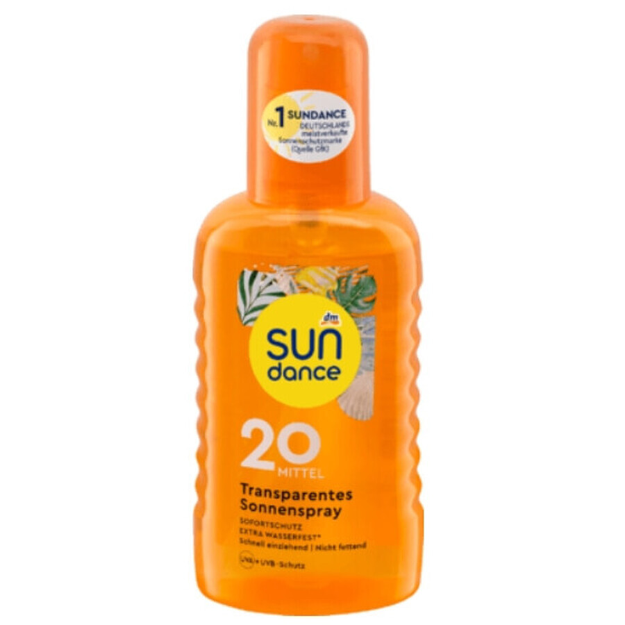 Sundance, Spray solar transparente SPF20, 200ml