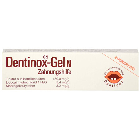 Dentinox N, el for teeth, 10g