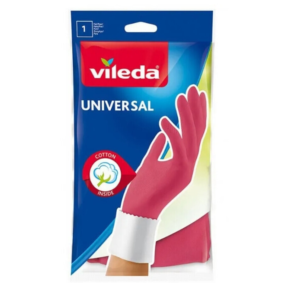 Vileda, guantes multifunción, talla M, 1 par