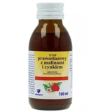 Garnalensiroop met frambozen en zink, suikervrij, 100 ml