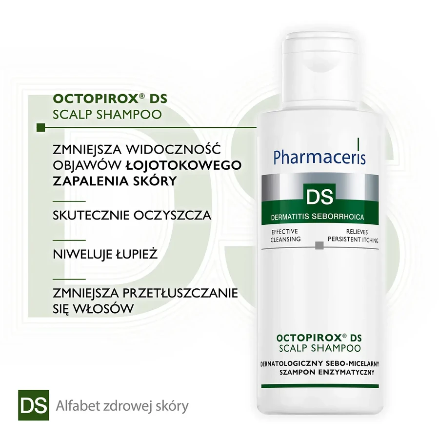 Pharmaceris Octopirox DS Shampoo dermatologico enzimatico sebo-micelare 125 ml