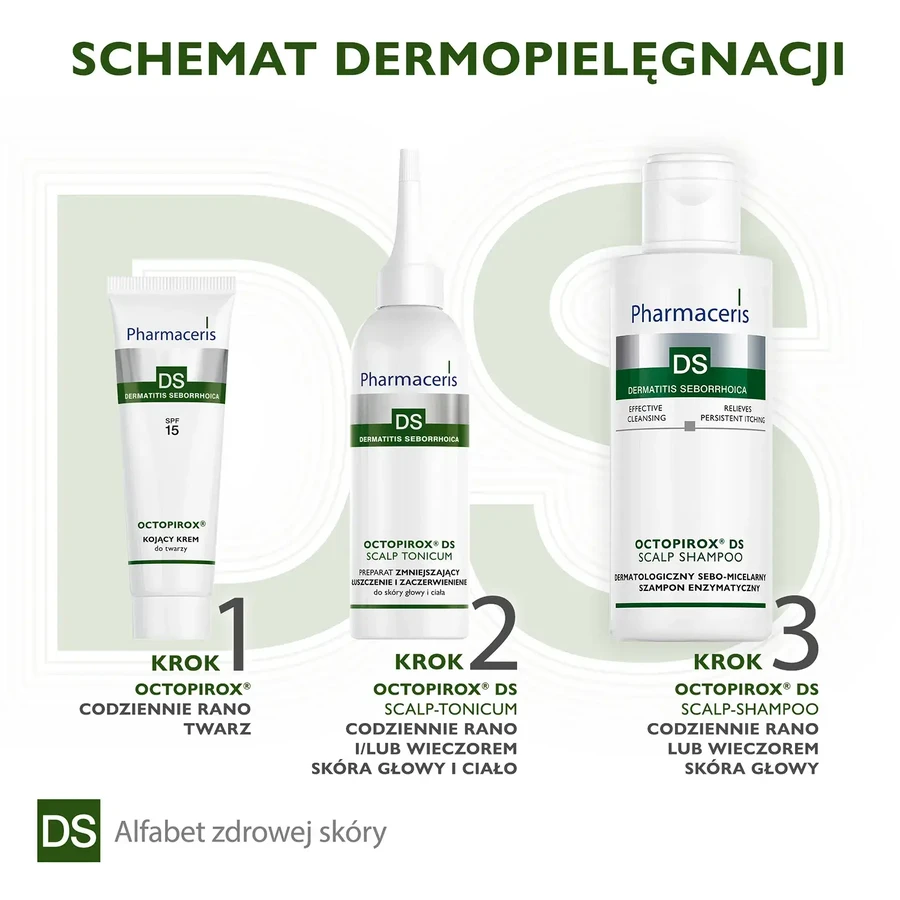 Pharmaceris Octopirox DS Shampoo dermatologico enzimatico sebo-micelare 125 ml