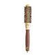 Olivia Garden Expert Blowout Shine Blowout Shine Gold/Brown spazzola per modellare e asciugare la cera, 25 mm